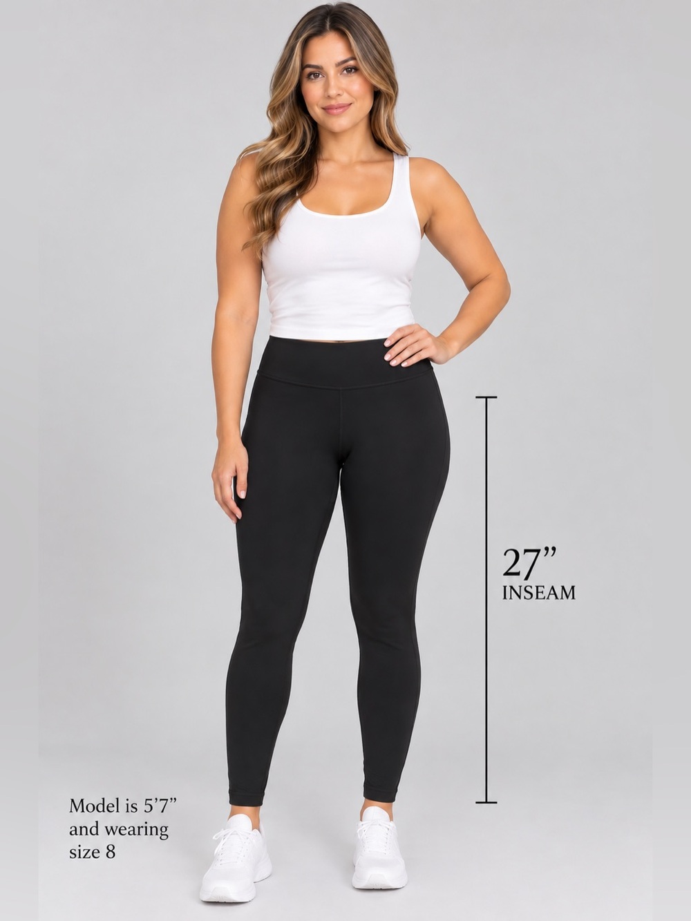 International Concepts Women's Black Stretch
Pull-On Leggings Size 8